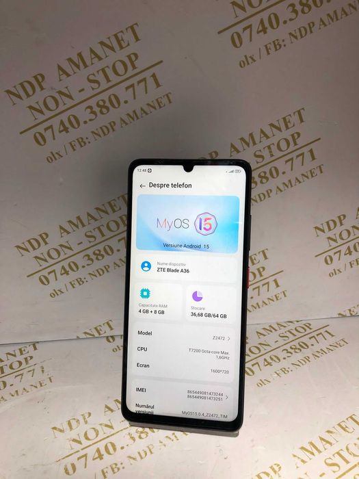 NDP Amanet Calea Mosilor 298  ZTE BLADE A36 (59816)