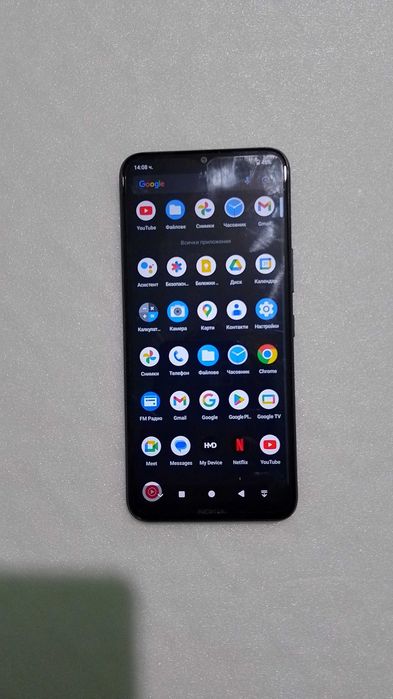 Nokia G11 Plus, 64GB, 4GB RAM, Dual SIM, Lake Blue + Кейс от истинска кожа .