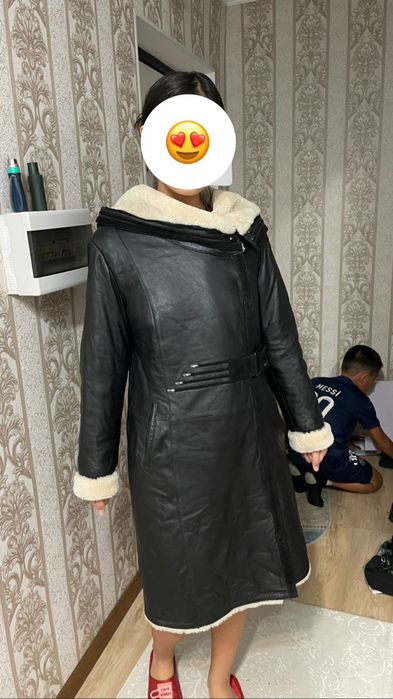 Продам дубленку, кожаная, натуральный мех