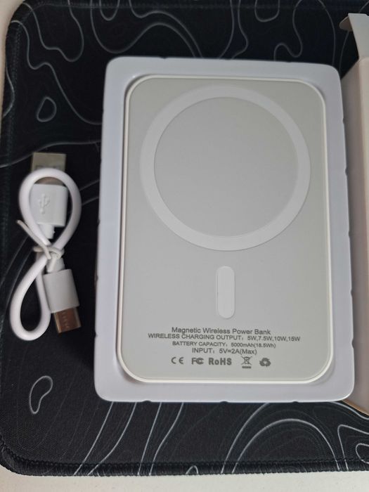 Powerbank MagSafe Magnetic 5000mAh – baterie externa wireless, noua