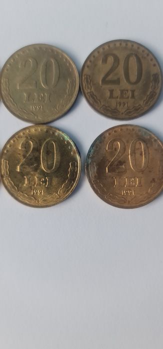 20 lei 1991 8 buc.