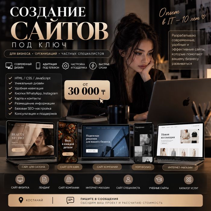 Создам сайт с нуля