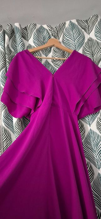 Rochie magenta Anca Mazilu, potrivita pentru masura M