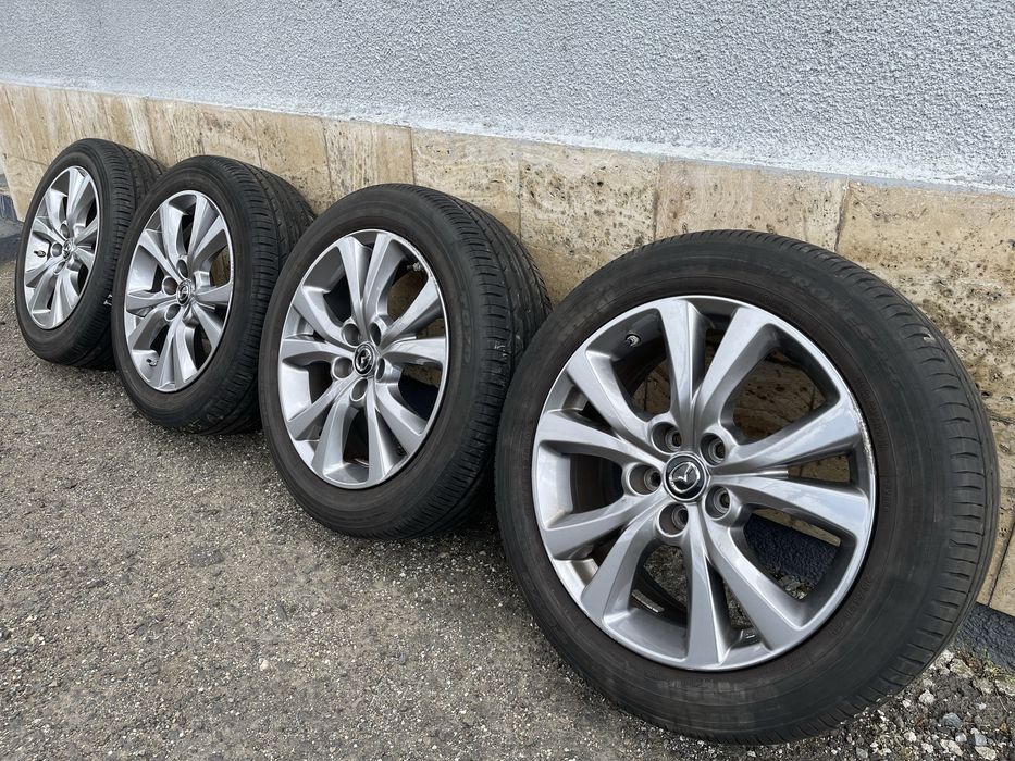 Jante Roti 18 Originale 5X114.3 Mazda CX-30 Hyundai Kona Anvelope vara 215 55 R18 ca noi