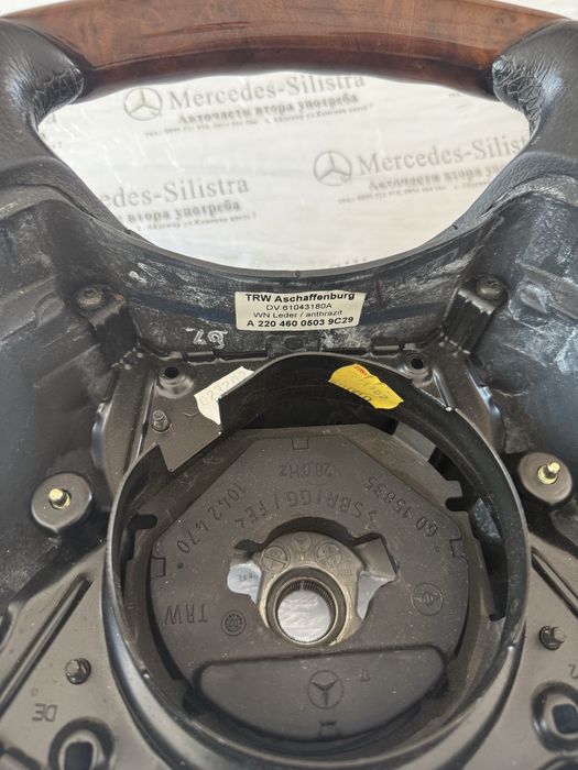 Махагонов волан черен за Мерцедес Ес/ ЦЛ W220/215 Mercedes mahagon