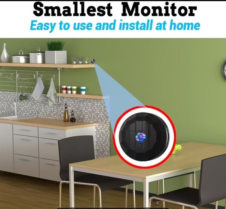 Мини камера. Умна безжична камера за сигурност - 2.4GHz WiFi
