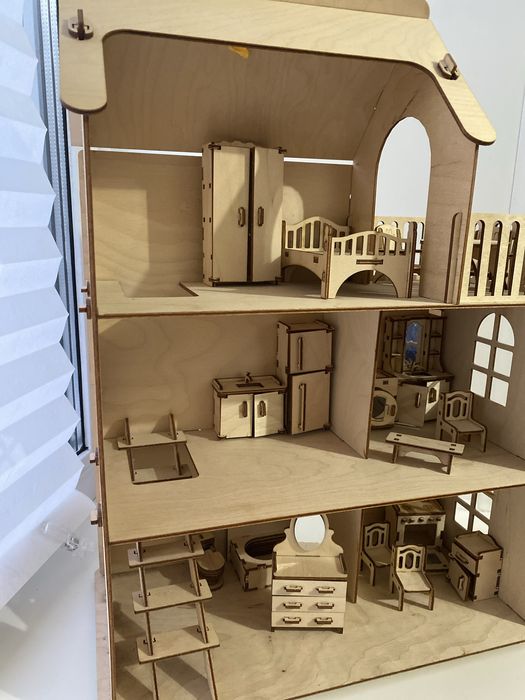 Игрушка Деревянный домик