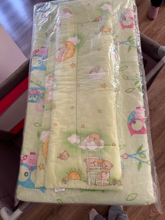 Pătuț pliabil TEX cu saltea