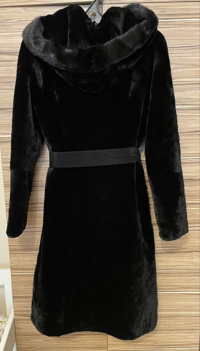 Шуба норковая с мутоном