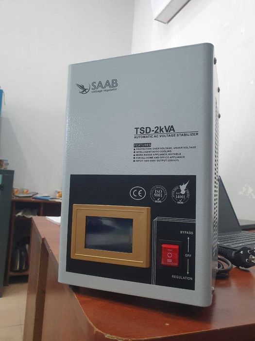 KAFOLATLANGAN!!!  Stabilizator Стабилизатор напряжения  3-300кВт