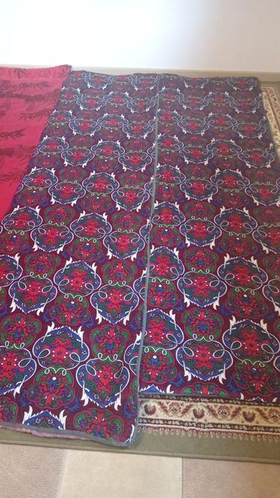 Көрпелер мактамен сырылған