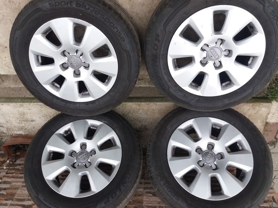 Jante aliaj 5x112 r 16 audi a4 b8 sau a6 echipate de vara sau iarna