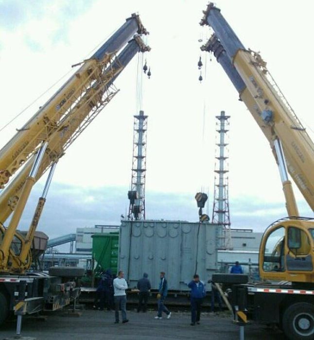 Услуги автокранов.