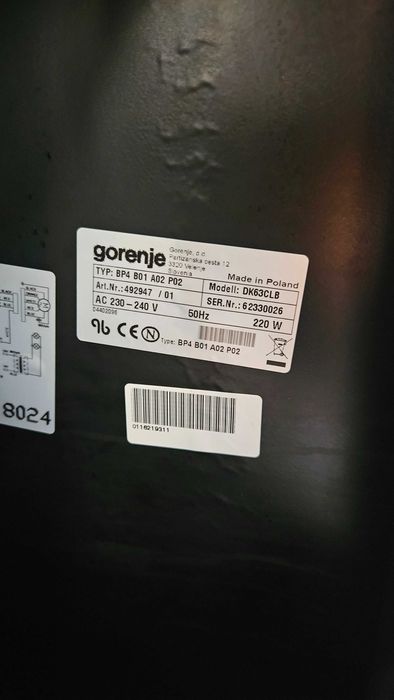 Аспиратор Gorenje черен