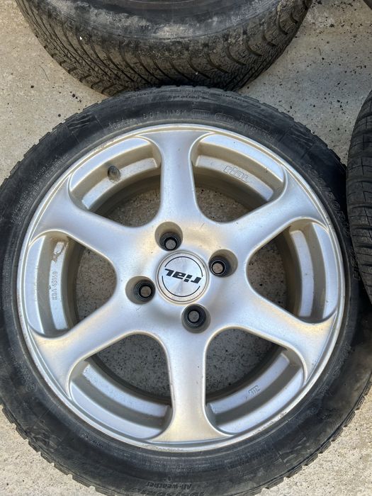 Set 4 jante R15 4x108 cu cauciucuri all season 195x50