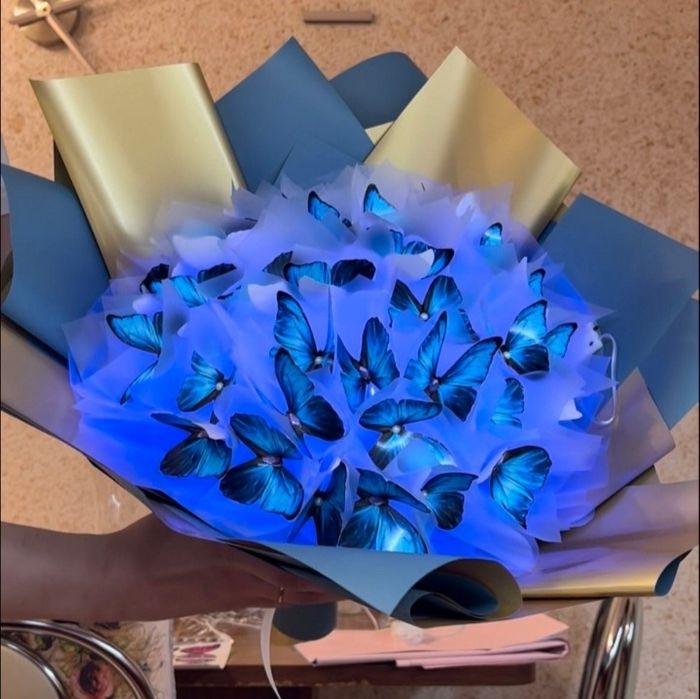 букет из бабочек