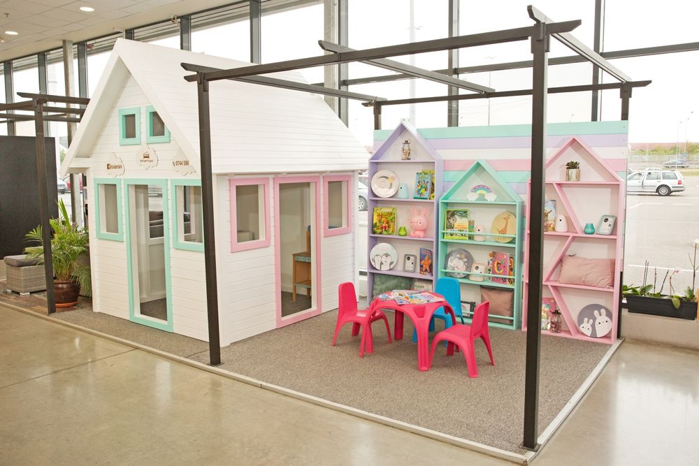 Casuta loc de joaca, loc de joaca copii, mobila exterior pentru copii