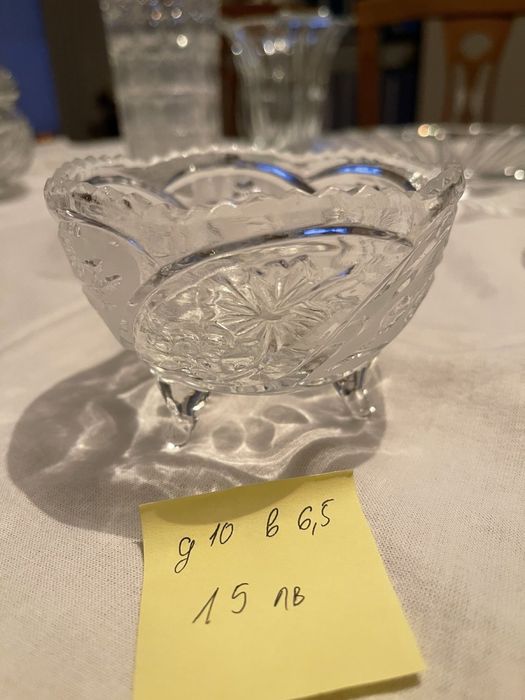 Кристал подноси купи пепелник