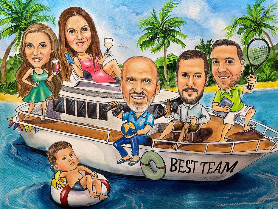 Оригинален подарък Шарж / Катикатура