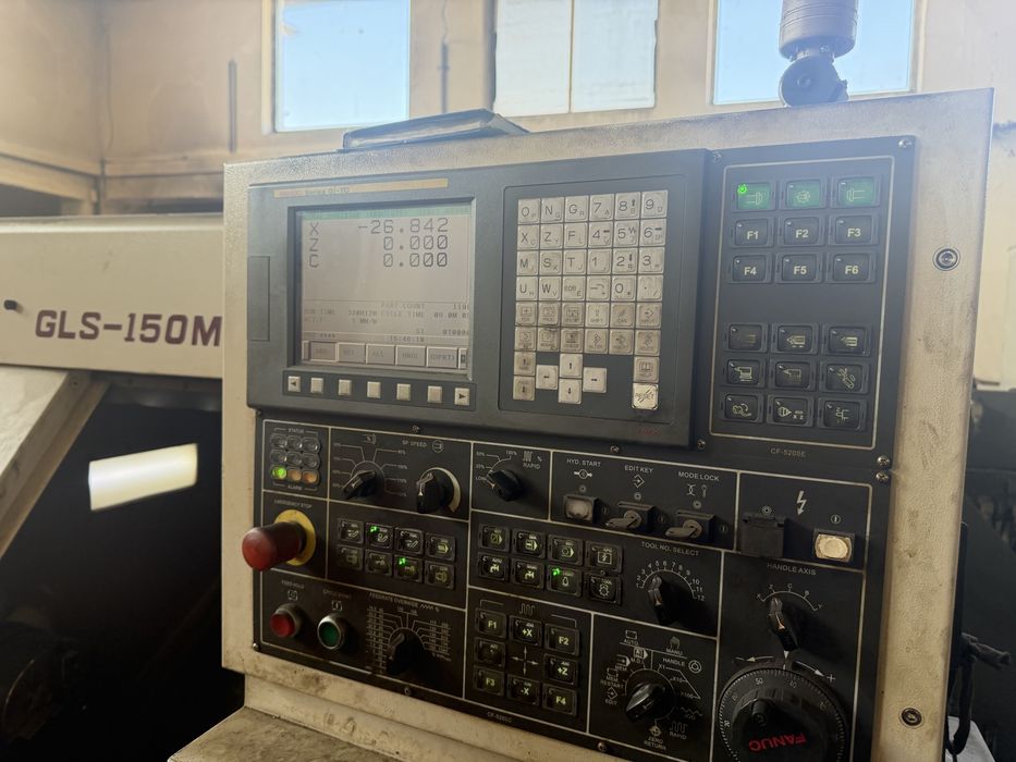 CNC Струг YAMA SEIKI GLS-150M + Прътоподаващо + FANUC Oi-TC