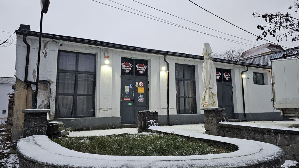 De închiriat spațiu comercial 250 m² – fost BAR pentru motocicliști