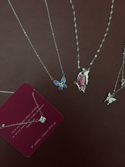 Подарок серебро кулоны