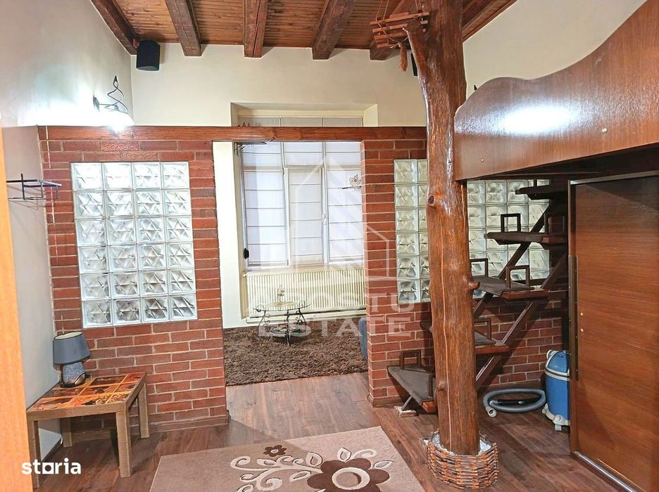 Apartment de închiriat cu 2 camere,curte si gradina,zona Iosefin
