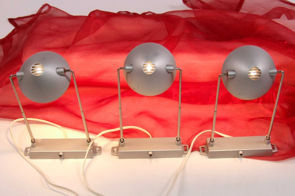 Sistem format din 3 lampi IKEA interconectate, aprindere generala sau separata, becuri halogen, NOU