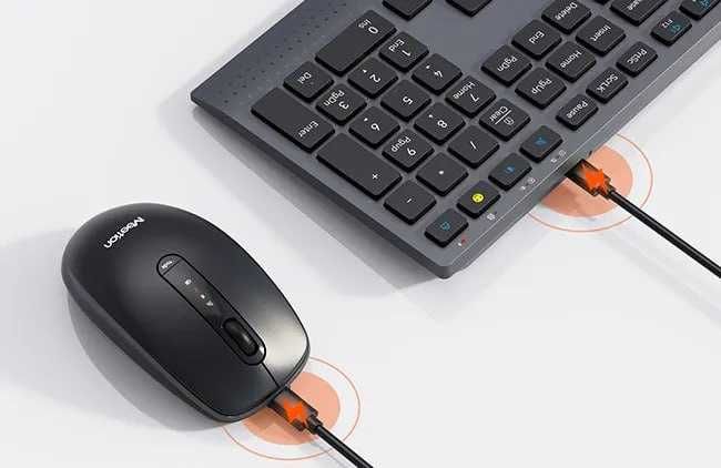 Meetion C2000 Бес-проводной комплект клавиатура и мышь / Meetion C2000