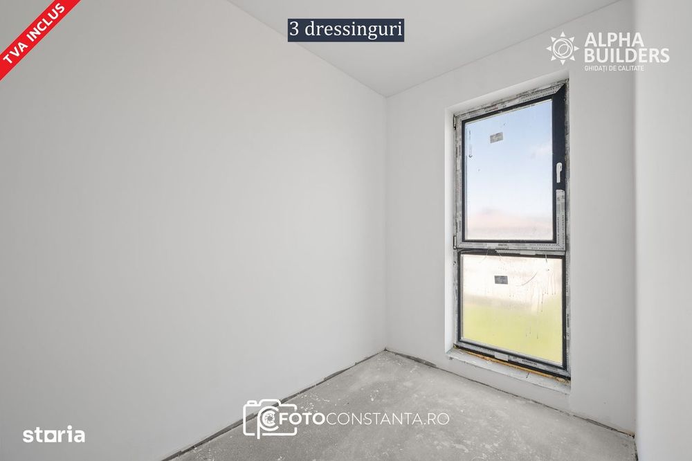 #TVA inclus: 4 dormitoare, 3 dressinguri, 3 băi, terasă 42mp · parcare