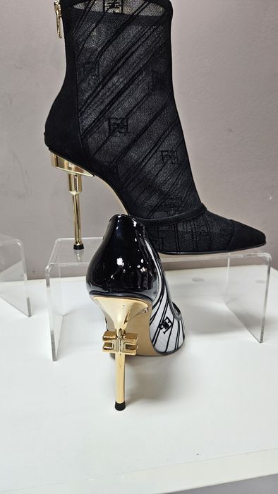 Елегантни обувки  ELISABETTA FRANCHI естествена кожа