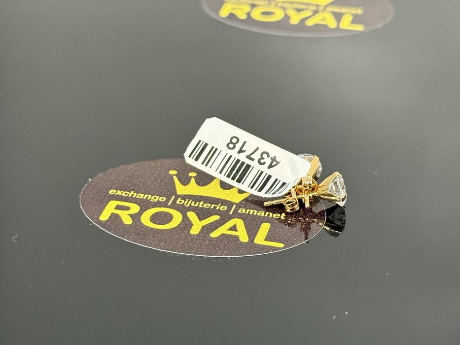 Bijuteria ROYAL : Cercei AUR 14K NOU / 1.01 GR