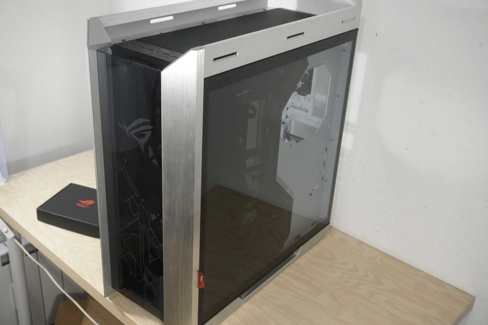 [САМО ЛИЧНО] Кутия Asus ROG GX601 Helios white PC case /вкл. ДДС