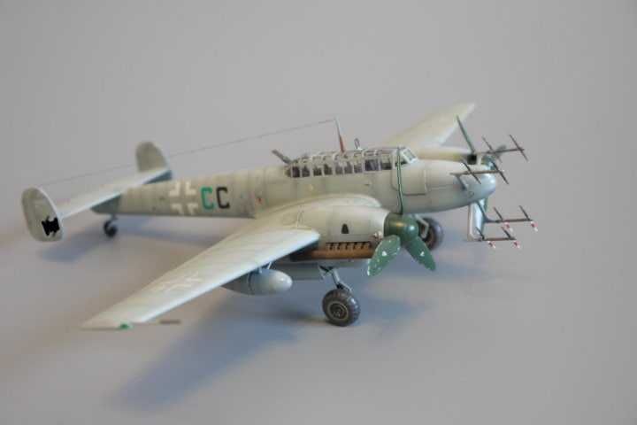 Сборная модель самолета Мессершмитт Bf.110 G4 (1/72 Italeri)
