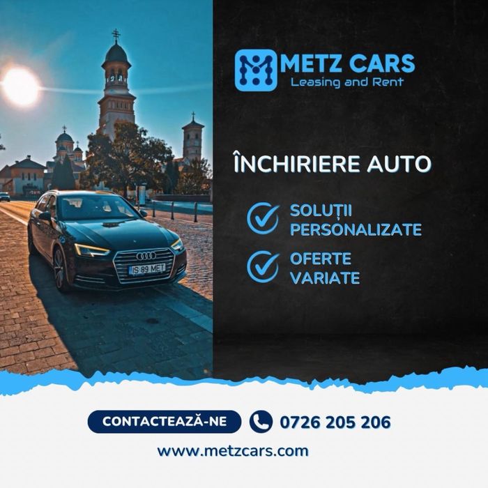 Inchirieri Auto / Rent a Car Iaşi / De la 99 RON - ZI