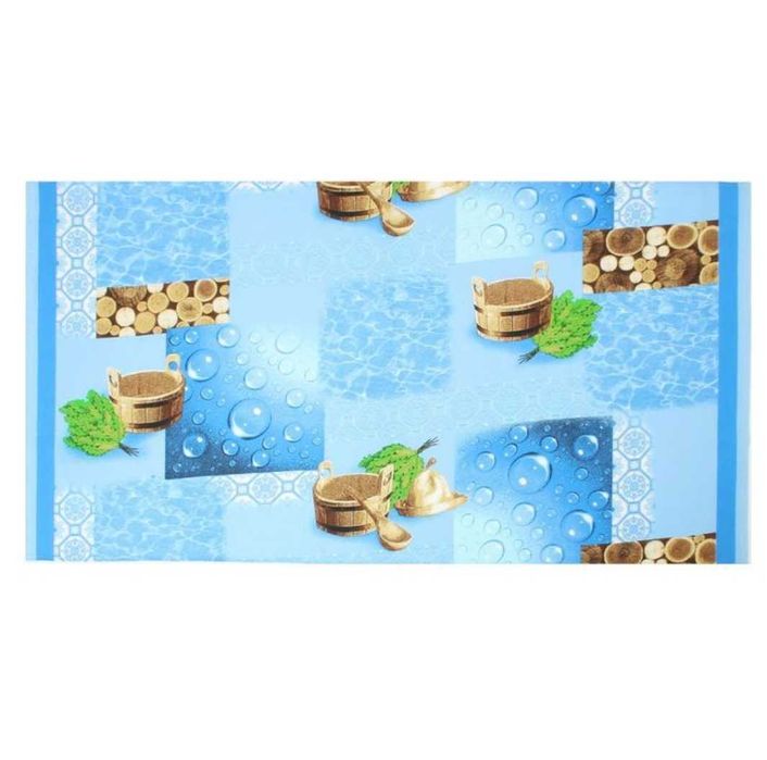 полотенце банная тематика вафельное