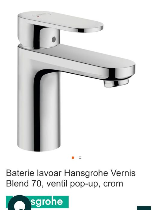 Ofertă!!!Baterie lavoar Vernis Blend 70