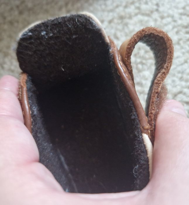 Papucei din piele tip barefoot Tega Shoes-mărimea 22