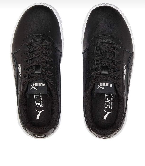 Puma Carina Street (Черни с бяла подметка)