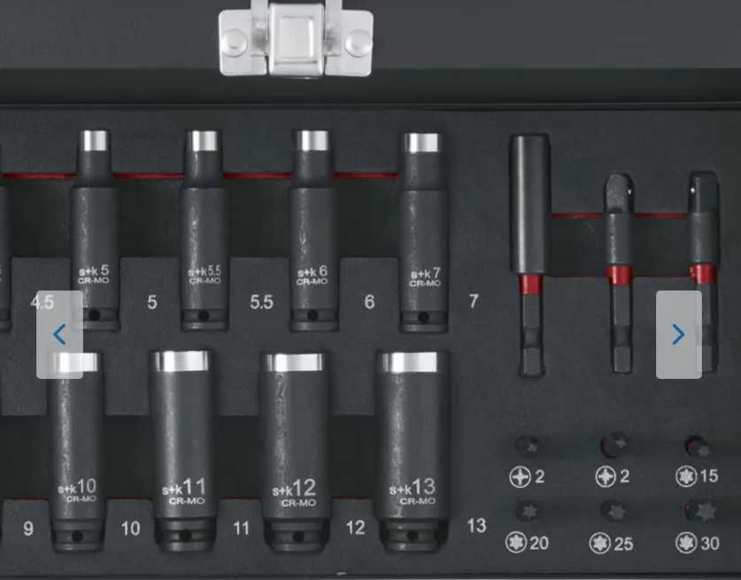 Комплект ударни вложки и битове PARKSIDE PSS 21 A1