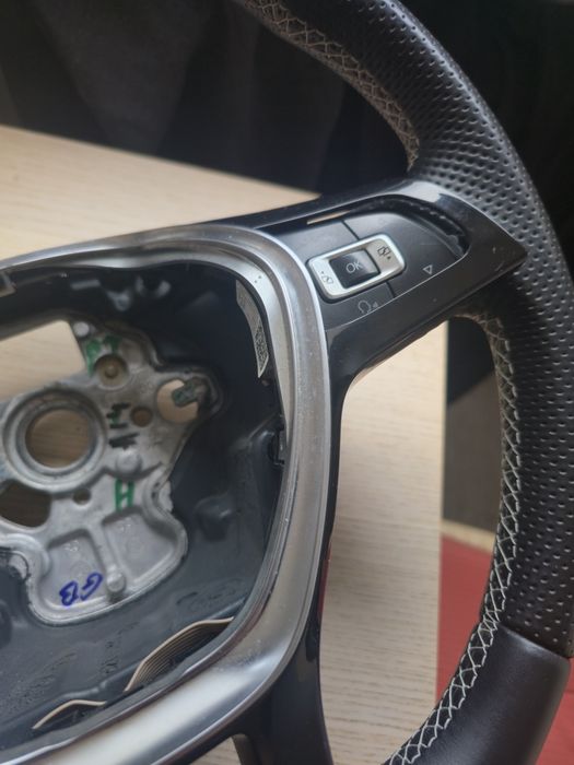 Volan VW Passat Golf 7 pt retrofit  nou piele nappa perforata plus alcantara airbag