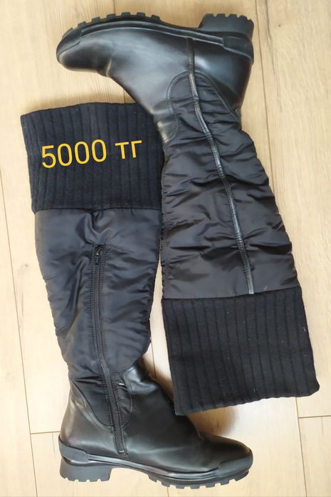 Сапоги замша, кожа 3 пары