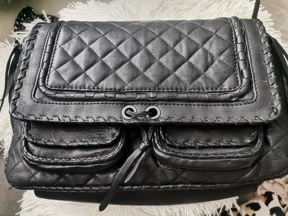 135 лв! Страхотна чанта ZARA WOMAN от говежда кожа