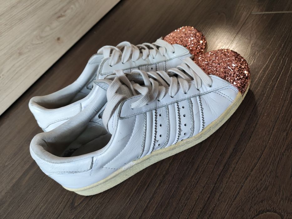 Adidas Superstar metal toe, 40 номер, естествена кожа