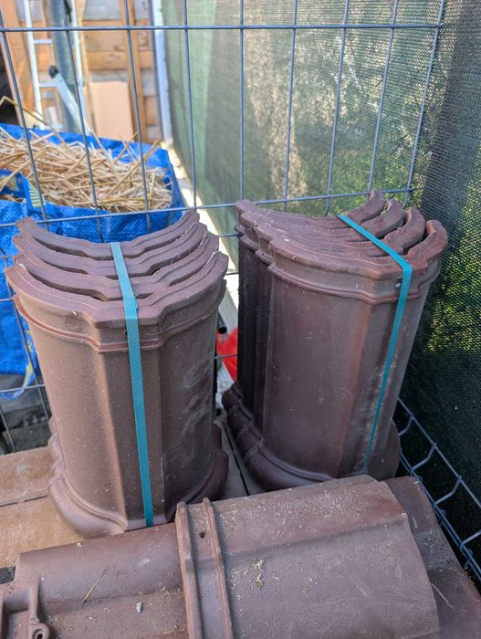 Coama presata Tondach, maro satinat, 38 x 17 cm