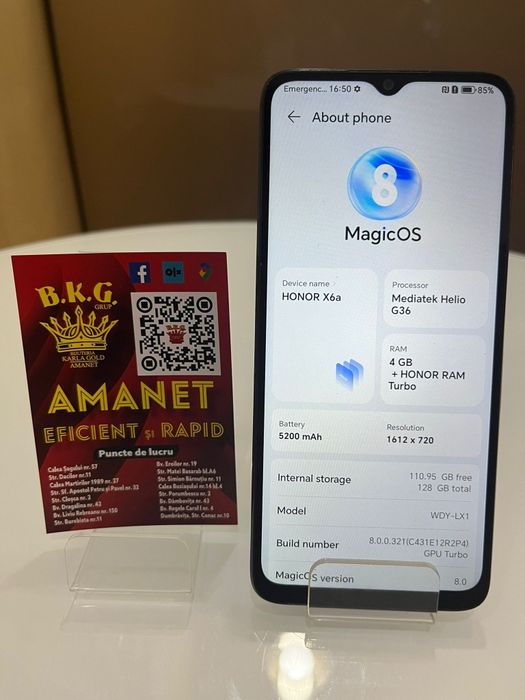 Honor X6a 128gb Amanet BKG