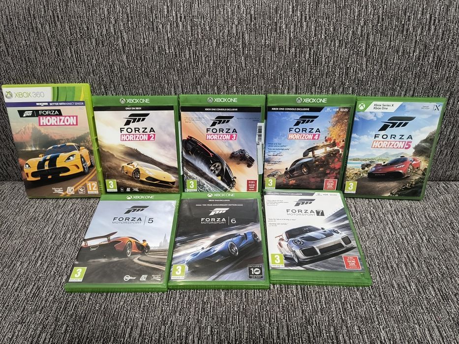 Forza horizon 1 2 3  Motorsport 5 6 7 Xbox one