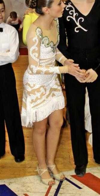 Rochie dans sportiv cu cristale Swarovski - 11-13 ani