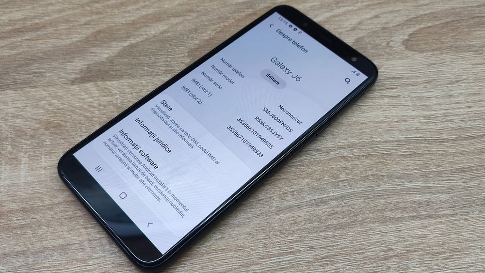 Samsung J6 J600 Dual Sim Black