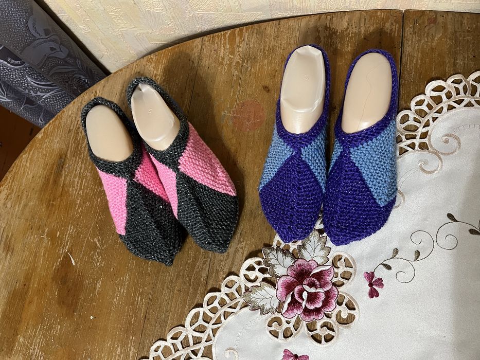 Вязанные следки и носки